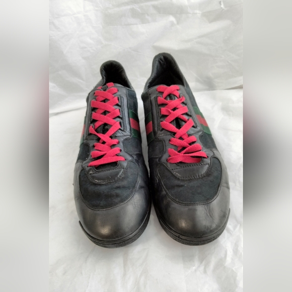Gucci GG Guccissima Web Stripe sneakers men's 10 - Picture 1 of 16